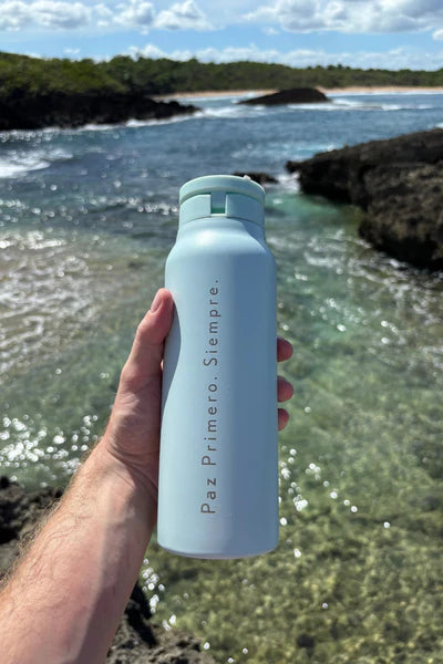 HydraGrip - Phone Magnet Water Bottle 24oz - Light Blue NMJC by VP