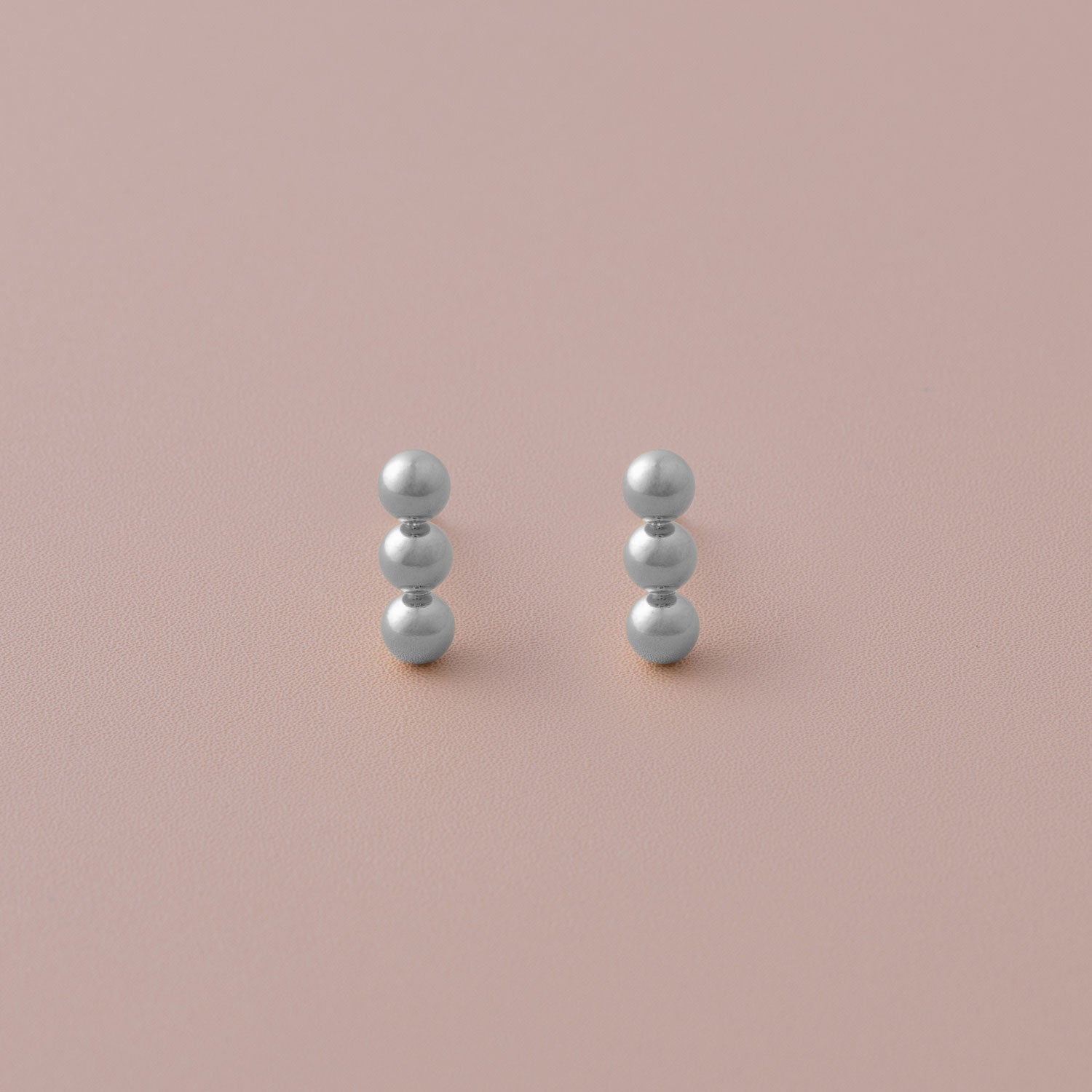 Triplet Trail Stud Earrings