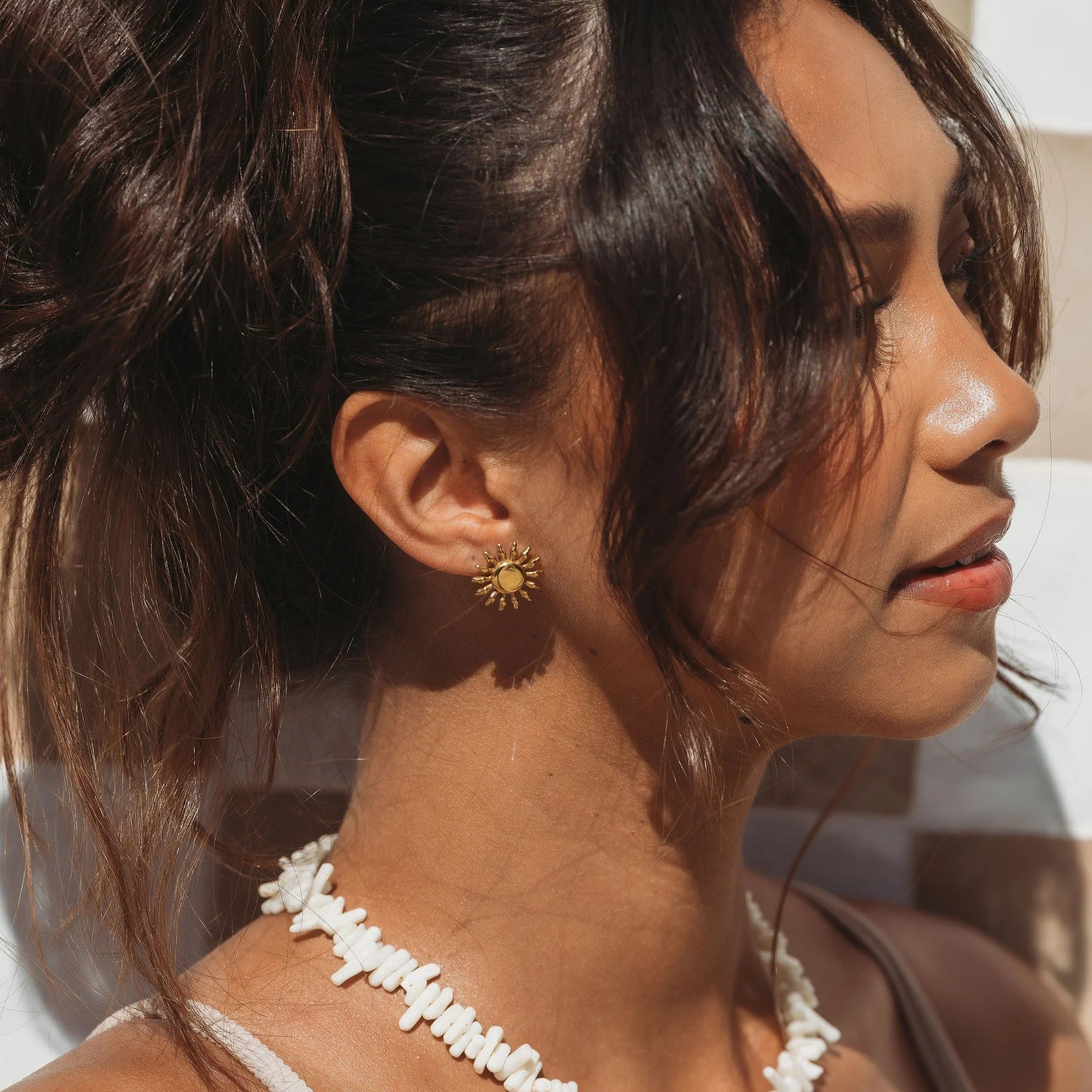 Sun Goddess Studs by Salty Cali