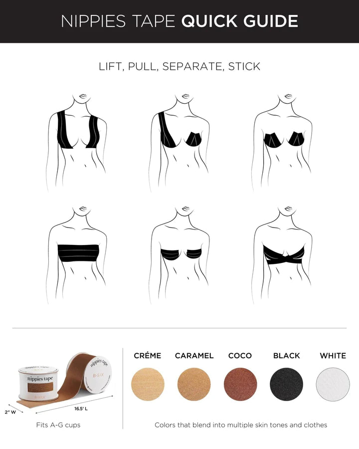 Breast Lift Tape | Black