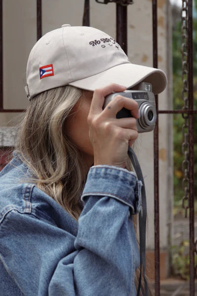 NMJC Minimal - Ivory & Chocolate Cap with PR Flag by VP