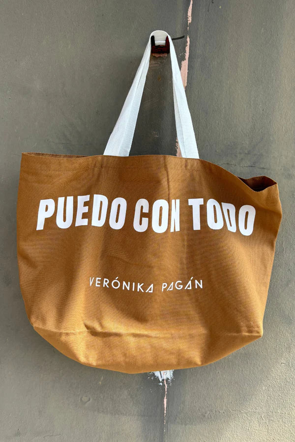 Puedo Con Todo - XL Tote Bag - Tan by VP