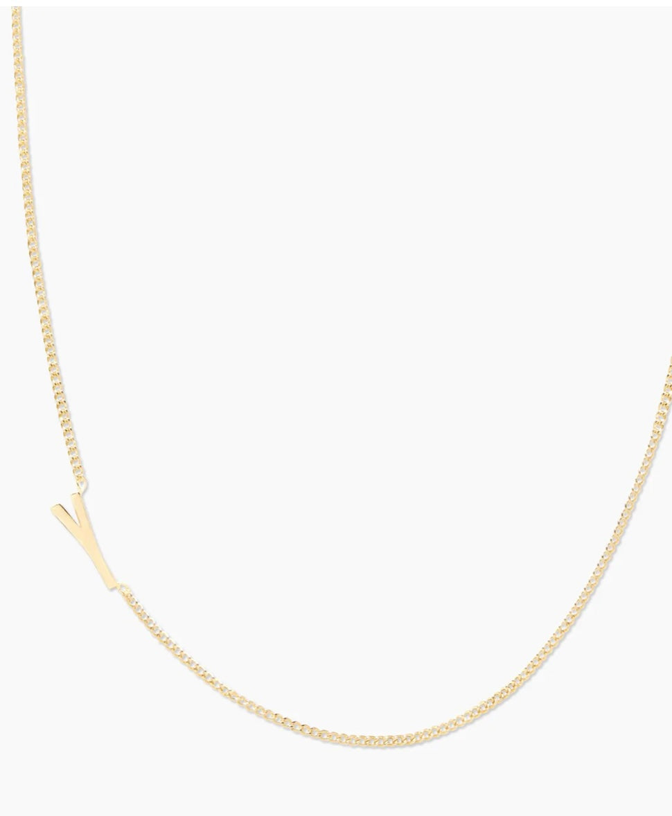Wilder Alphabet Necklace by Gorjana