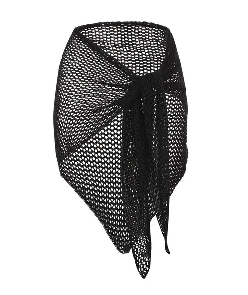 Wrap Black Crochet by Capittana