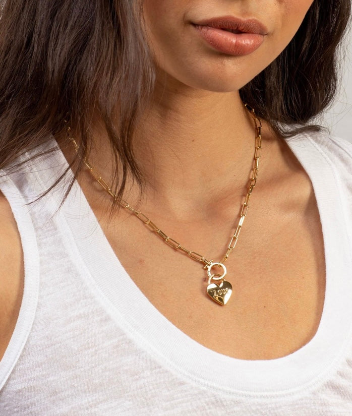 Heart Padlock Parker Charm by Gorjana
