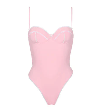 Mandy Pink One Piece by Capittana