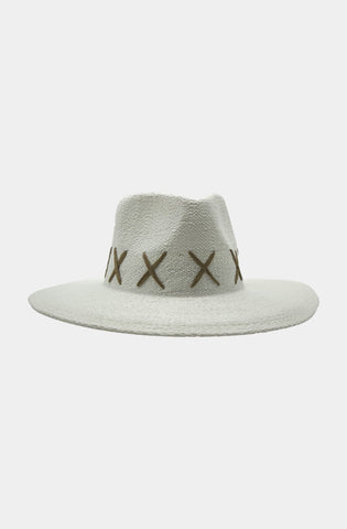 Isadora Bucket Hat - Natural Stripe by L*Space