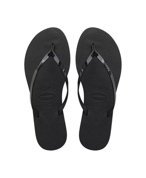 You Metallic Sandal - Black by Havaianas