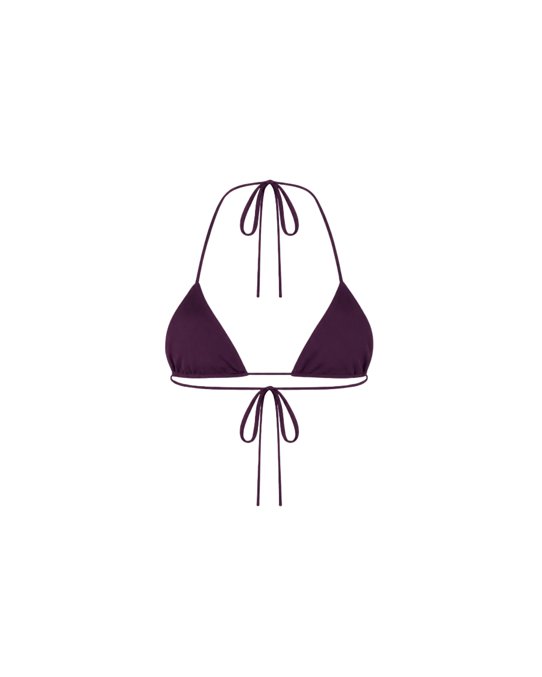 Triangle Top & Eros Bottom Plum by A. Monique Swim