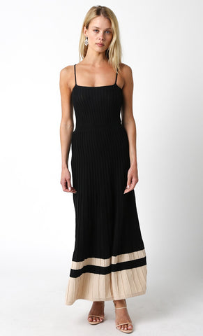 Ruched Asymmetrical Knit Maxi Dress by We Wore What