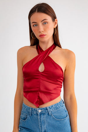 Hailey Top - Burgundy