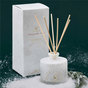 Thymes Frasier Fir Flocked Petite Reed Diffuser 4 oz (PICKUP ONLY)