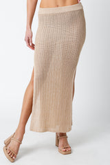 Artemisa Crochet Skirt - Natural