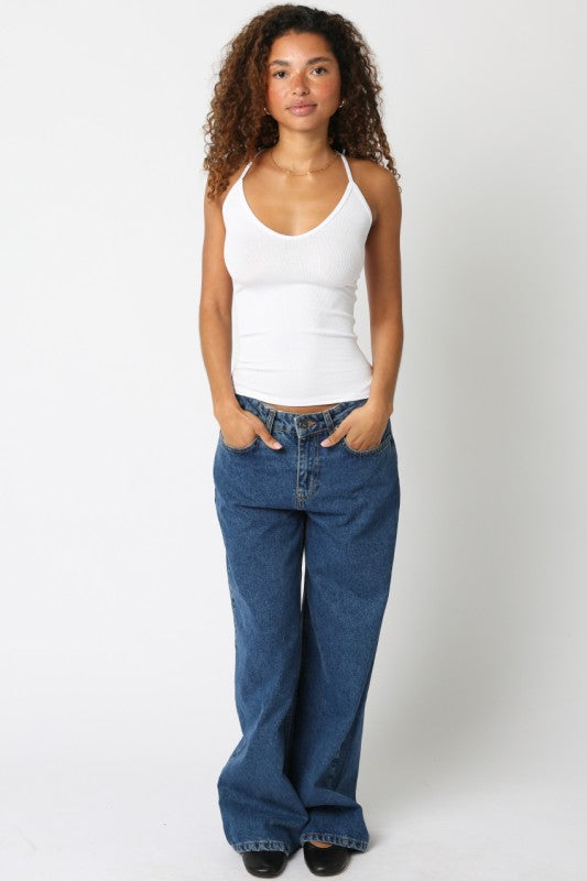 Sabrina Tank -White