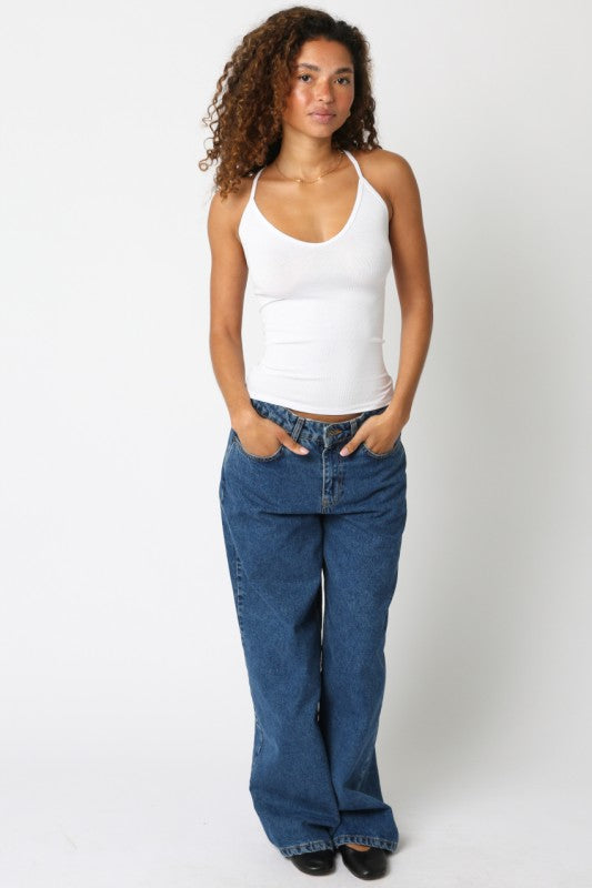 Sabrina Tank -White