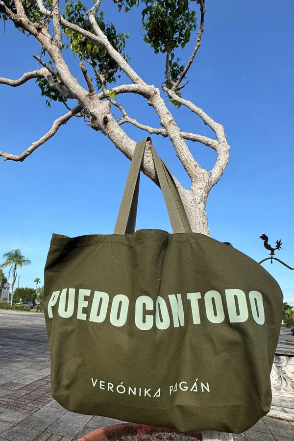 Puedo Con Todo - XL Tote Bag - Olive by VP