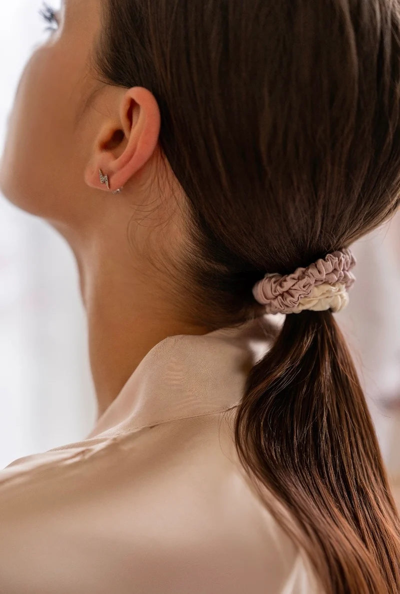 The Skinny Silk Scrunchies - 6 pack by ODA
