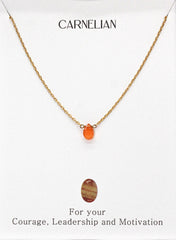 Dainty Stones Necklaces by Triad Collection