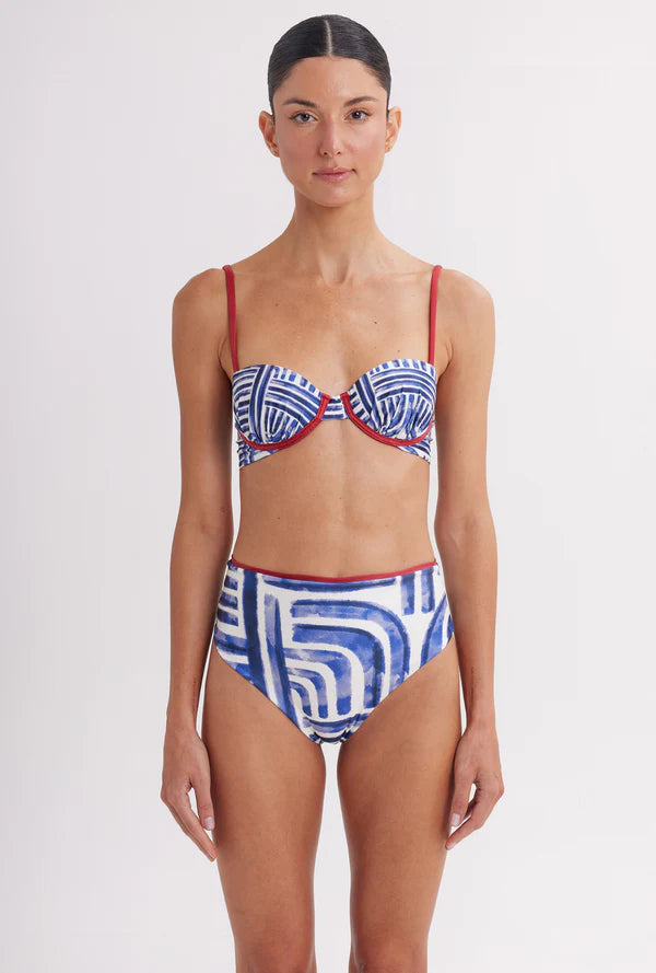 Bikini Top Riven Serene & Bikini Bottom High Ruby Serene by Mar De Lua