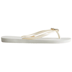 Slim White Pearls by Havaianas