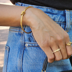 Knot Bangle~ by Salty Cali