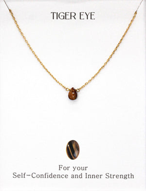 Dainty Stones Necklaces by Triad Collection