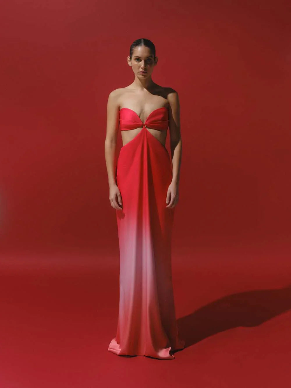 Riri Maxi Dress - Off Red by Baobab
