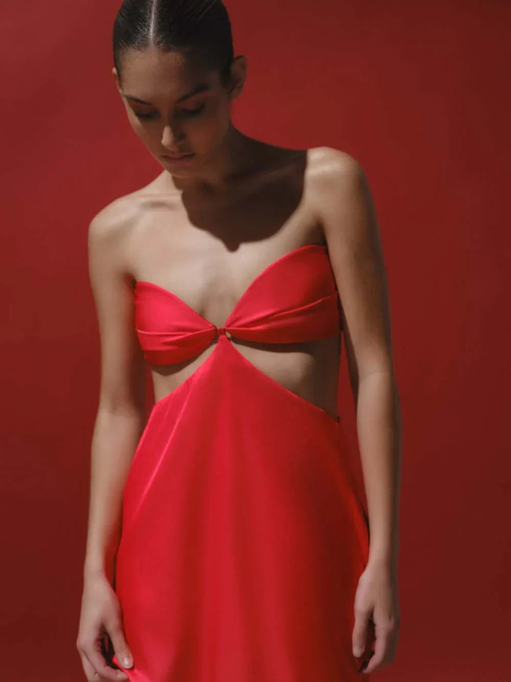 Riri Maxi Dress - Off Red by Baobab