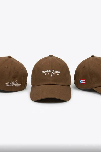 NMJC Minimal - Brown Cap with PR Flag by VP