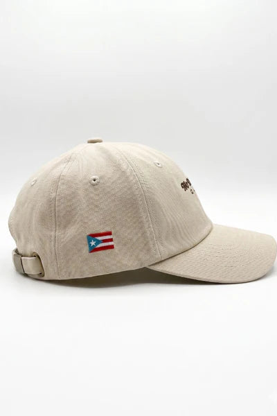 NMJC Minimal - Ivory & Chocolate Cap with PR Flag by VP