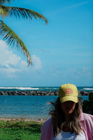 Dejame Soñar | Cap | Washed Yellow and Pink by VP