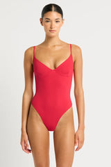 Alana One Piece in Cherry Bare by Bond Eye