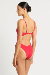 Alana One Piece in Cherry Bare by Bond Eye