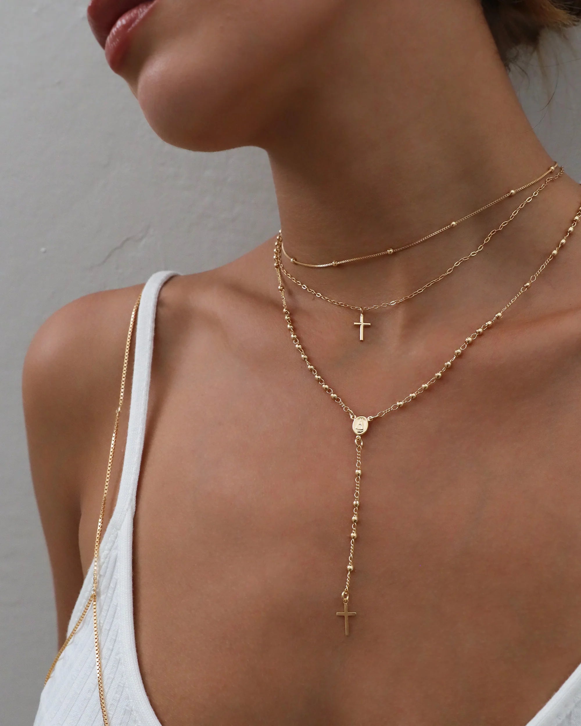 BEADED CHOKER NECKLACE