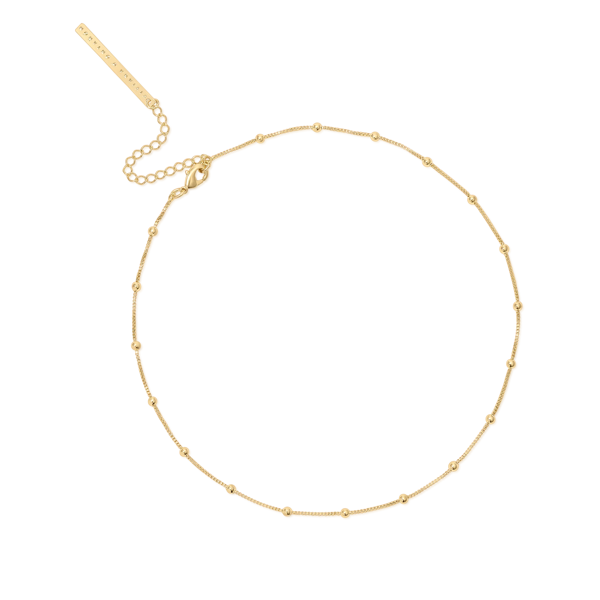 BEADED CHOKER NECKLACE