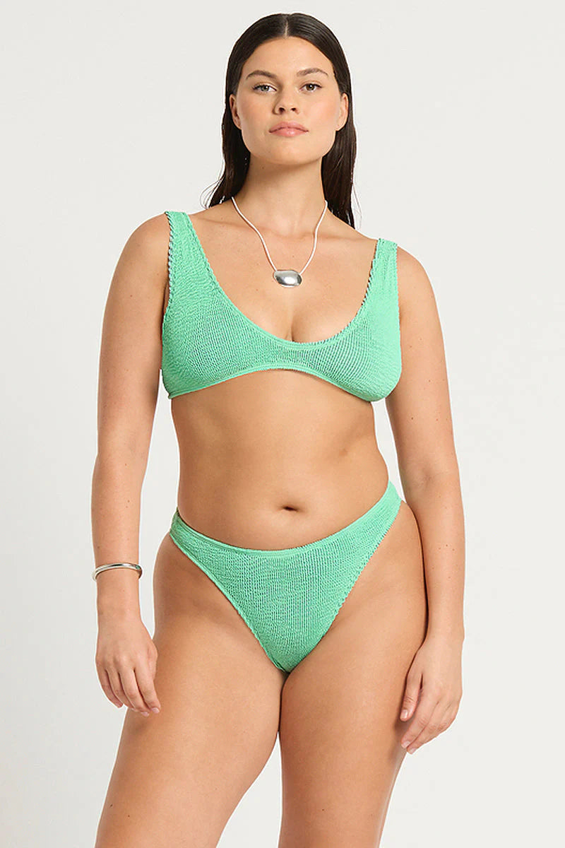 Scout Crop & Christy Brief in Jelly Mint Two Tone by Bond Eye