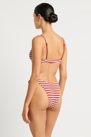 Ring Lissio Crop & Ring Scene Brief in Rooibos Stripe by Bond Eye