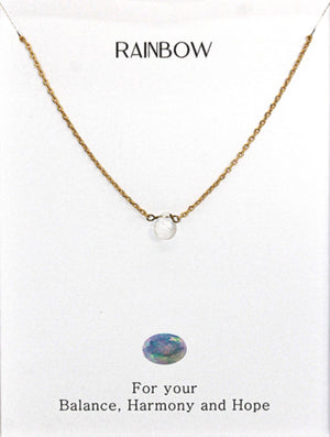 Dainty Stones Necklaces by Triad Collection