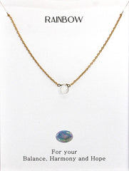 Dainty Stones Necklaces by Triad Collection