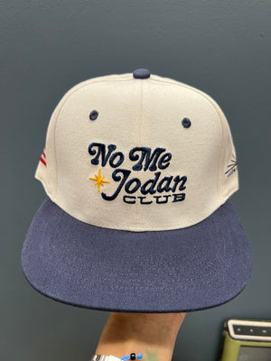 No Me Jodan Club | Snapback Cap | Off White / Navy by VP