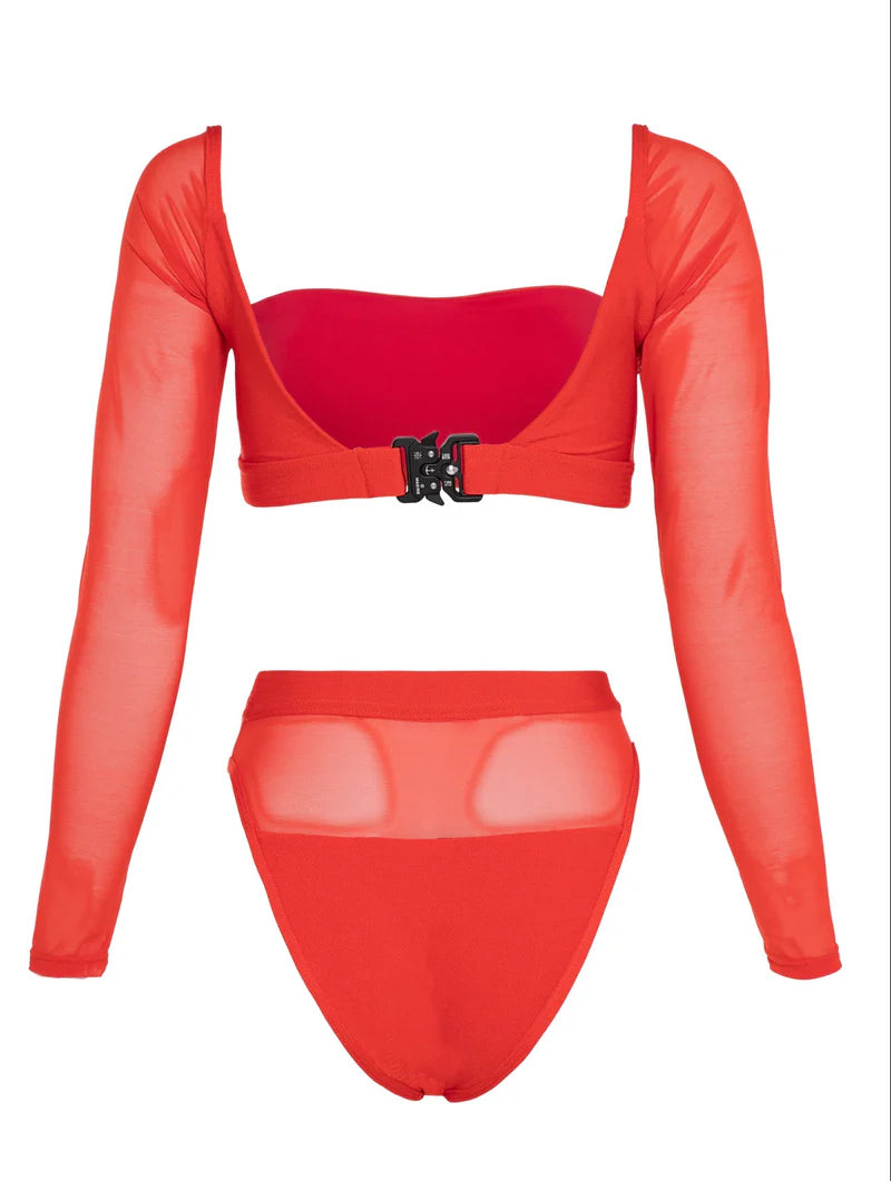 Penelope Bikini Top & Penelope Bikini Bottom - Ruby by Maxine Yachtwear