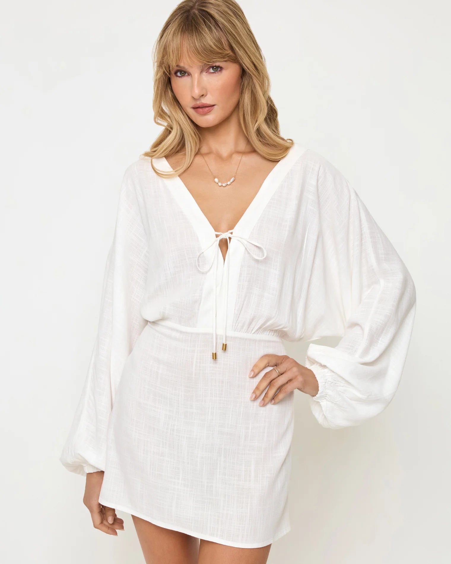 Deia Mini Dress - Cream by L*Space