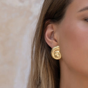 Tahnee Gold Earrings by Arms of Eve