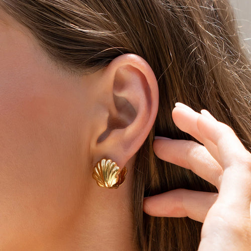 Kaia Gold Earrings by Arms of Eve