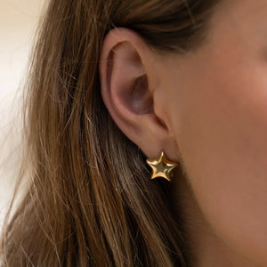 Star Struck Gold Earrings by Arms of Eve