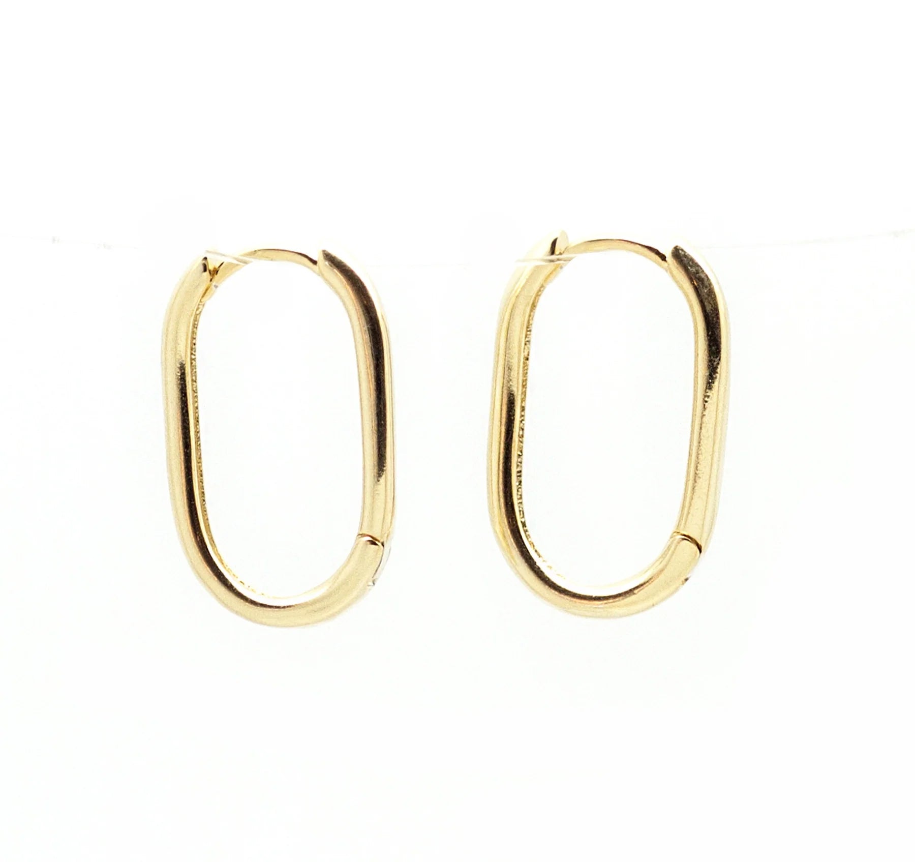 Deco Hoops Earrings Gold~ Salty Pendants by Salty Cali