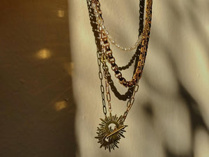 Golden Sun Necklace ~ by Salty Cali