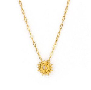 Golden Sun Necklace ~ by Salty Cali