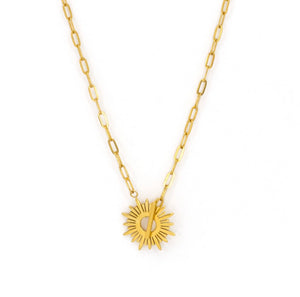 Golden Sun Necklace ~ by Salty Cali