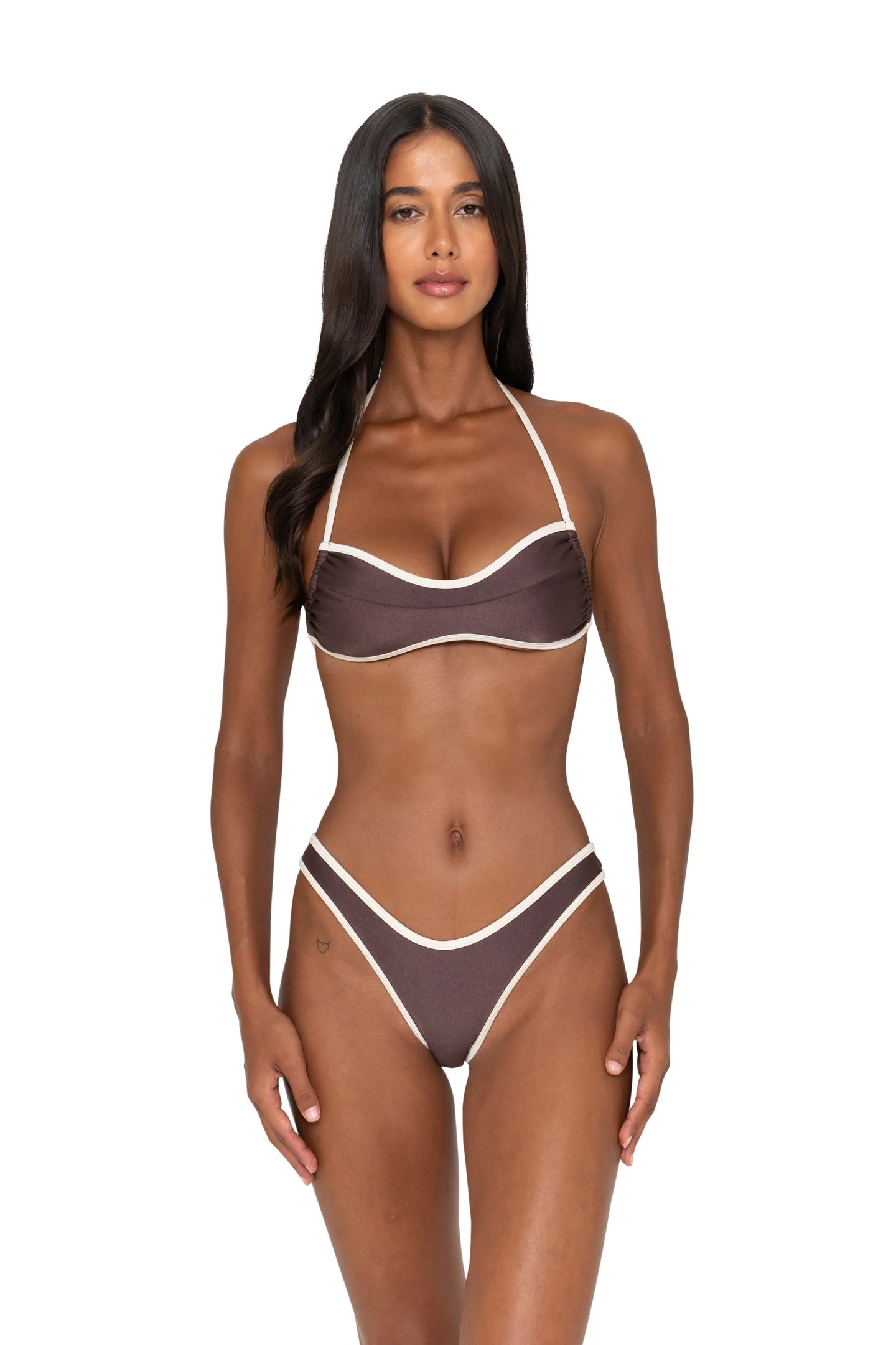 Maya Top & Elsa Bottom - Mocha by Fae